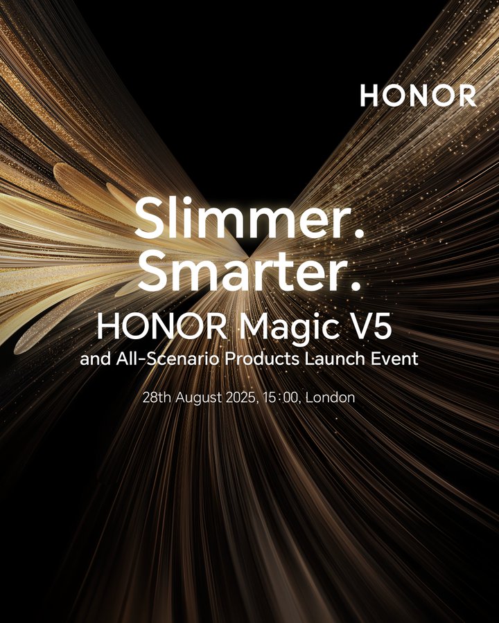 BIG PHONE NEWS! Honor Magic V5 Foldable Gets UK Launch Date – Mark Your Calendars!
