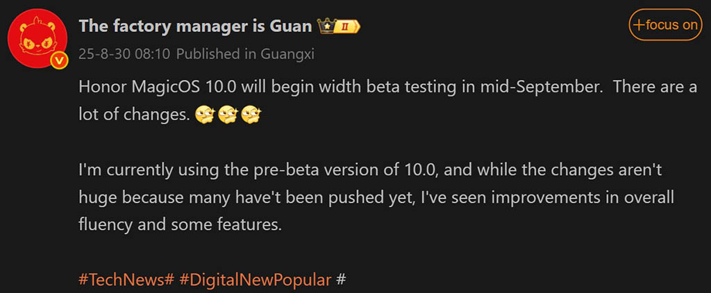 Honor’s MagicOS 10 Beta is Dropping This Month – Here’s How to Get In!