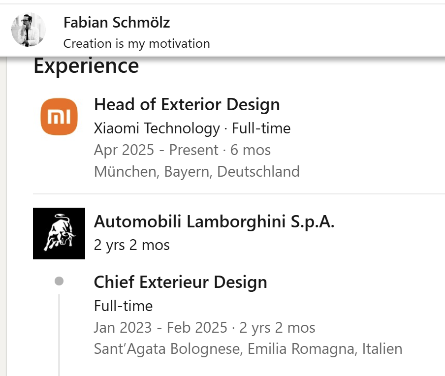 From Supercars to Smartphones: Ex-Lamborghini Designer Takes the Helm at Xiaomi Europe!