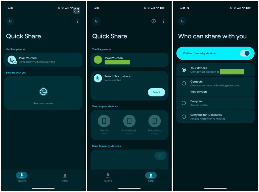 Say Goodbye to the Old: Android Smartphones Unveil a Fresh Look for Quick Share Menu!