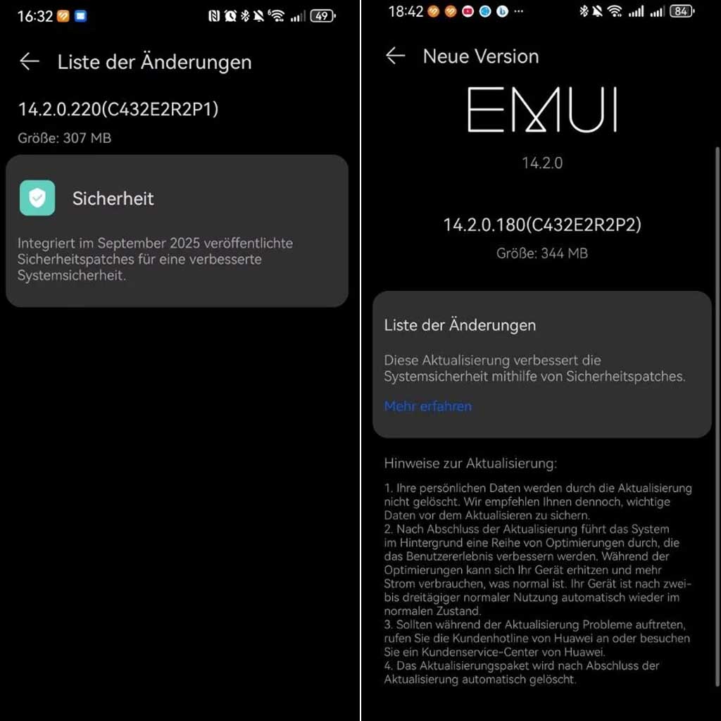 Exciting News! Huawei Pura 70 and P60 Pro Get September 2025 EMUI Update