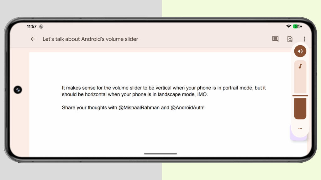 Get Ready! Android Smartphones May Soon Feature an iOS-Style Volume Slider!