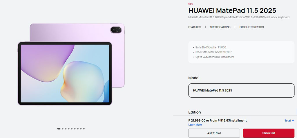 Don’t Miss Out: Huawei MatePad 11.5 2025 Launches Early Bird Offer in the Philippines!