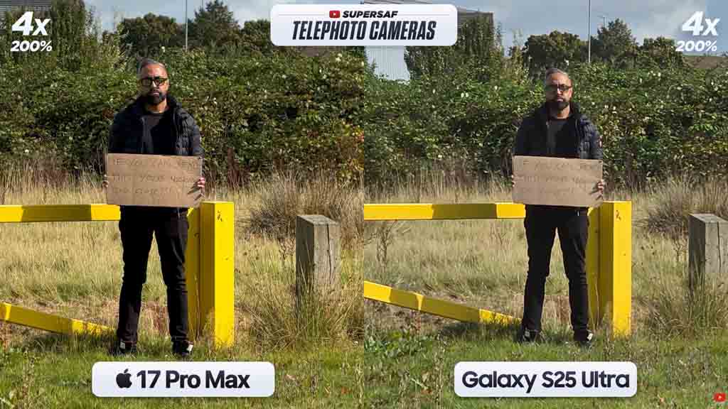 iPhone 17 Pro Max Leaves Galaxy S25 Ultra in the Dust in Zoom Camera Showdown!