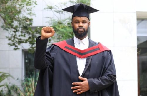 Download Kid X celebrates new chapter after qualifying as a sound engineer